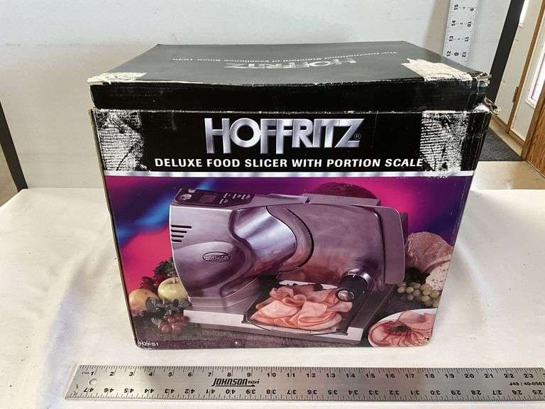Hoffritz deluxe food slicer, needs cleaning