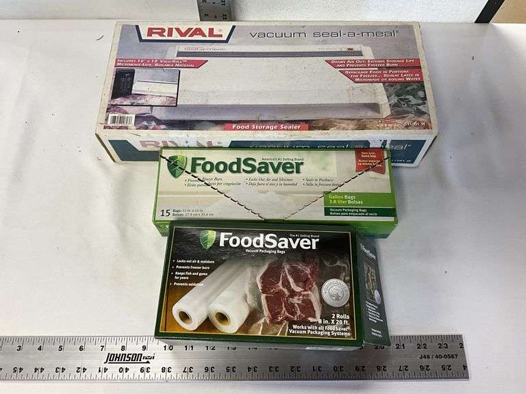 Rival food storage sealer & bags