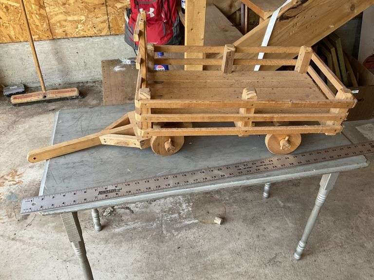 Child’s wooden hayrack
