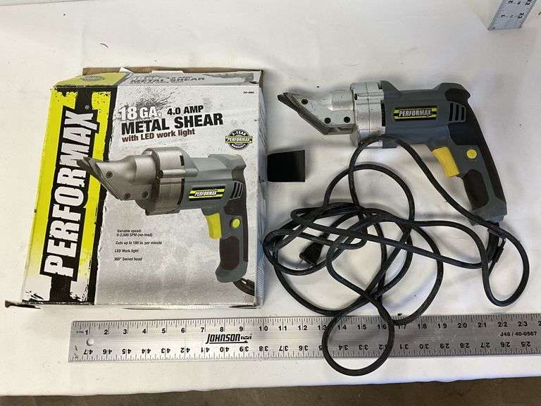 Performax metal shear, works