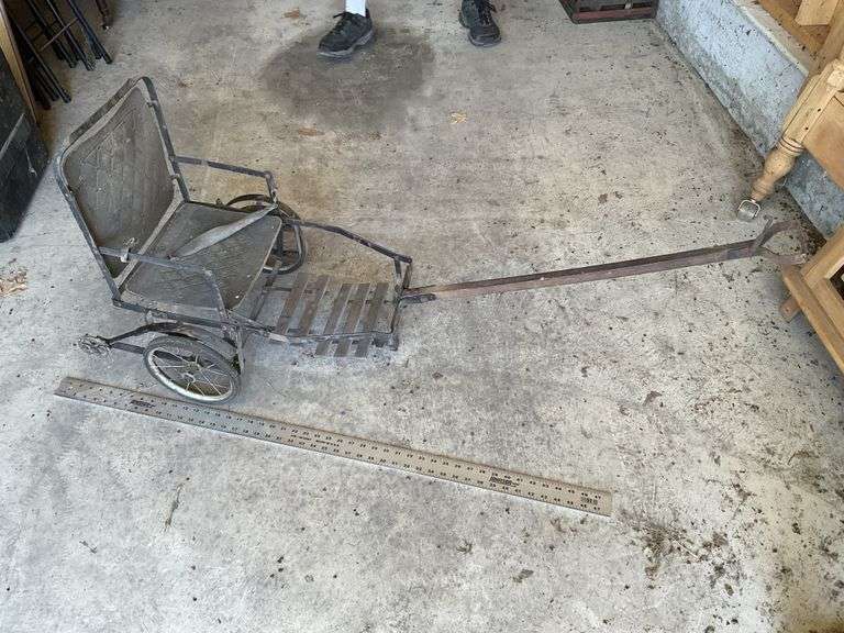 Antique child stroller