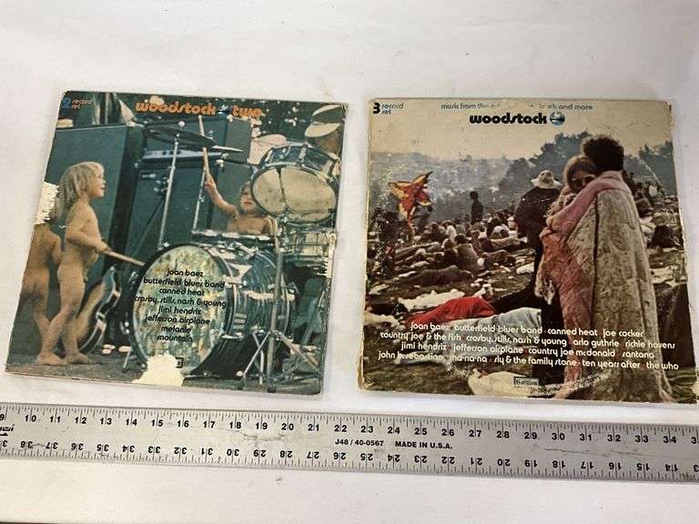 Woodstock I & II record albums