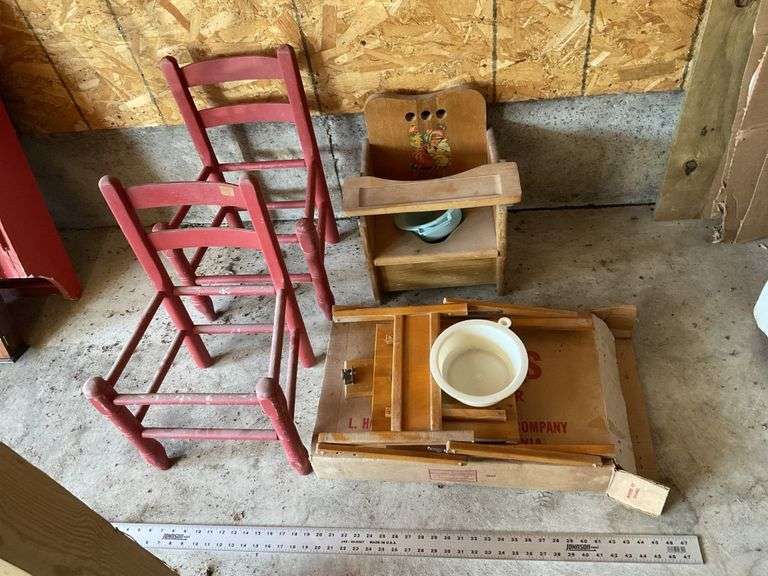 Potty chairs and child’s chair frames