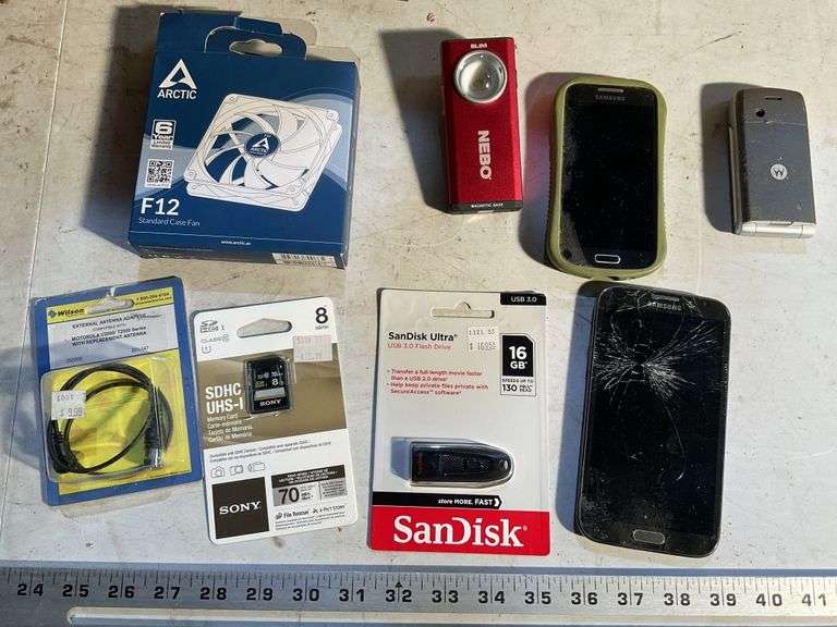 SD card, phones, etc.