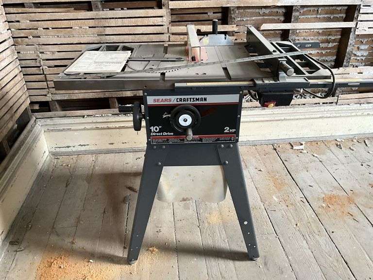 10” Sears Craftsman table saw in attic, bring  help to remove