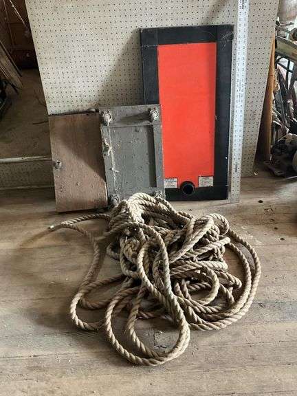 Barn rope, carts, etc