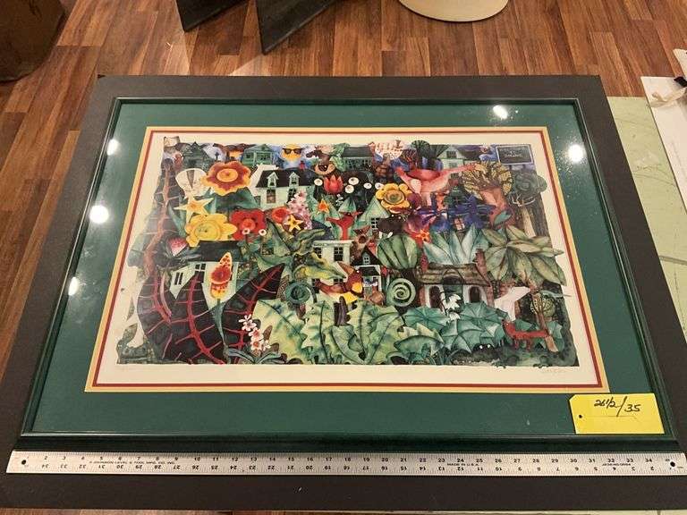 Print by Tish Epperson, 500/850, 26.5 x 35