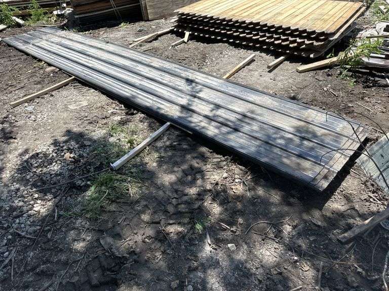 Black sheet metal up to 20' long