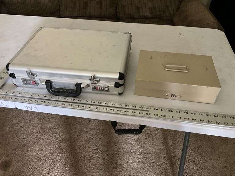 Cash box and locking briefcase - Legacy Auction Company