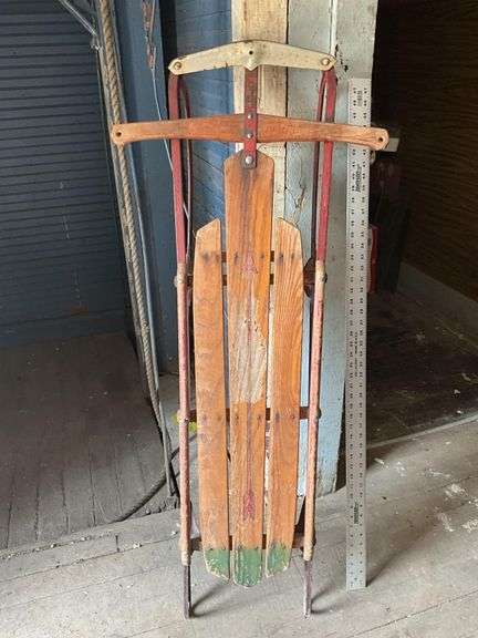Vintage flexible flyer sled