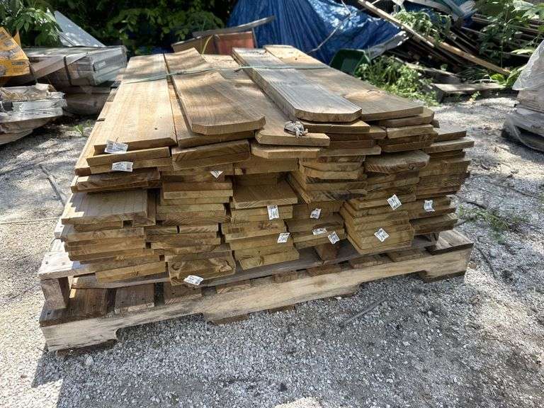 5/8" x 5 1/2" x 4" treated fencing boards