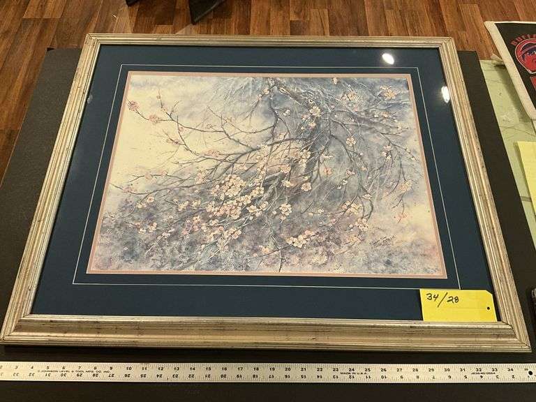 "Blossom Time" print by Cecilia Lin, 453/1000,  34 x 28