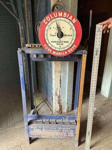 Vintage Colombian rope store display