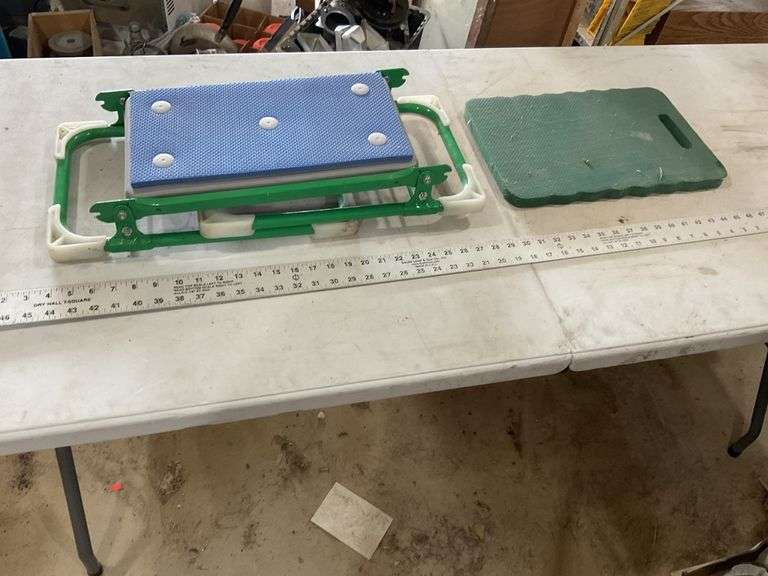 Knee pad and garden stand