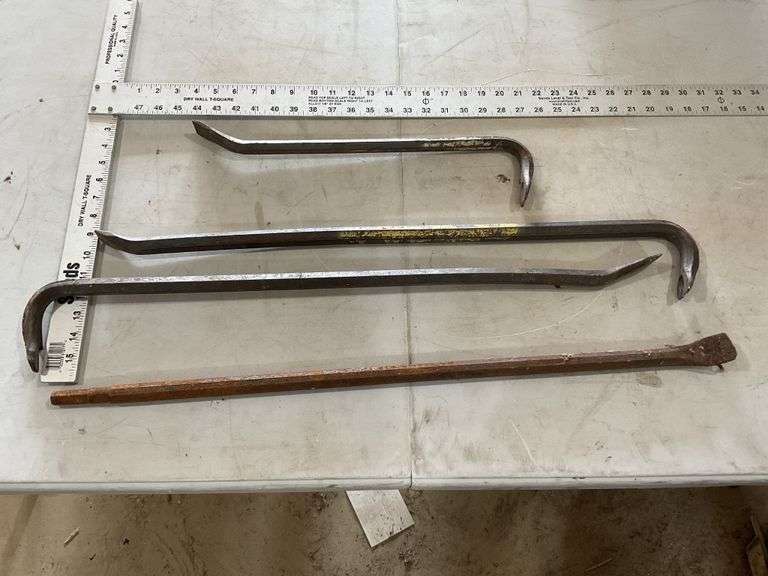 Crow bars, etc.