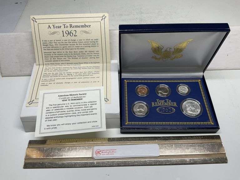 1962 Year to remember coin set