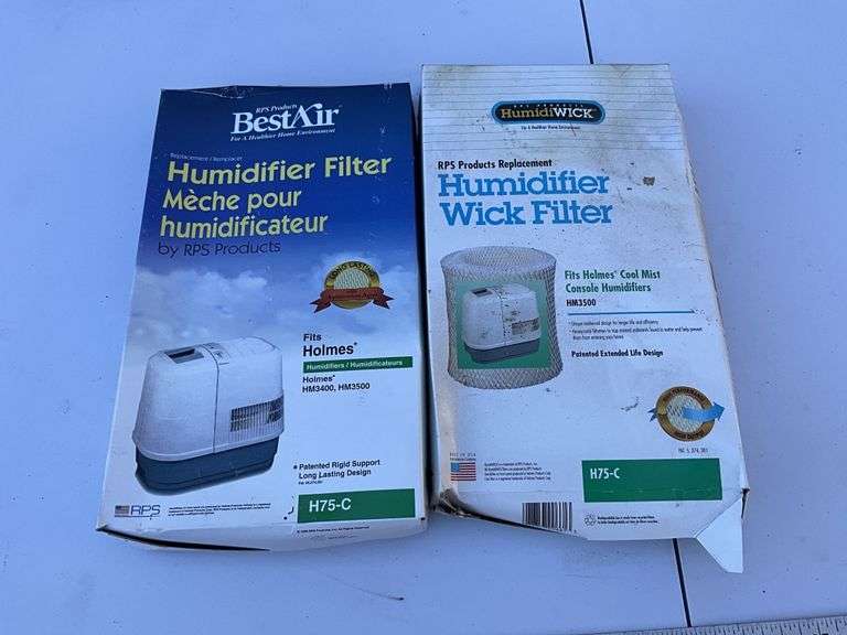 Humidifier filters