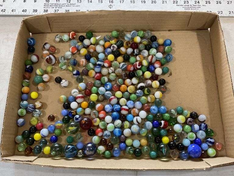 Assorted marbles