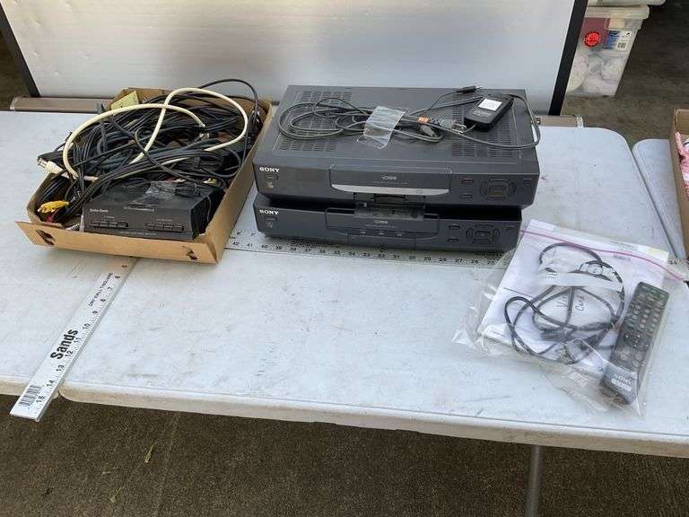 2- Sony digital receiver sat-81and 82.