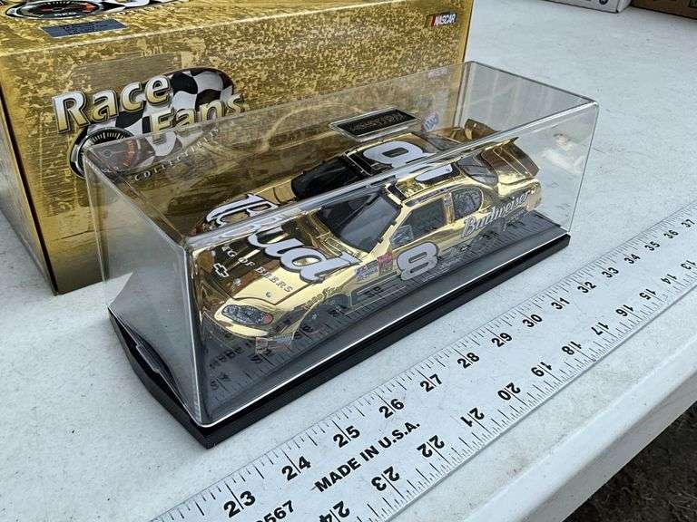 Voiture NASCAR 1:24 Jeff Gordon - 24KT Gold Stock Car - Neuf