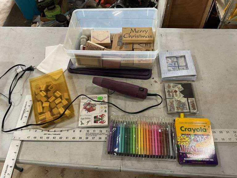 Electric heat tool, crafting stamps etc.