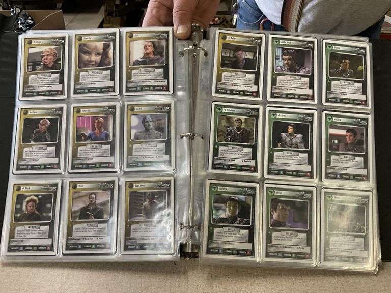 Star Trek collector cards etc.