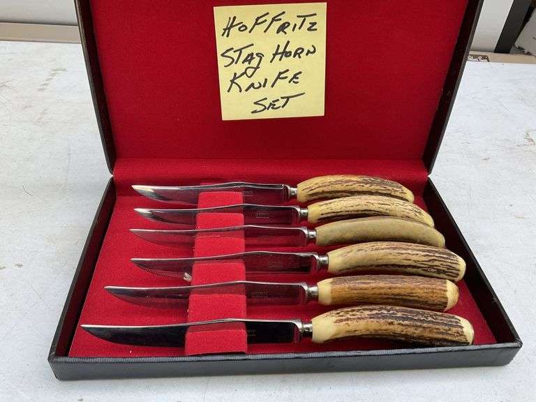 Hoffritz Staghorn knife set