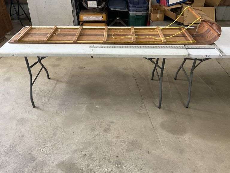 Vintage 7 foot toboggan