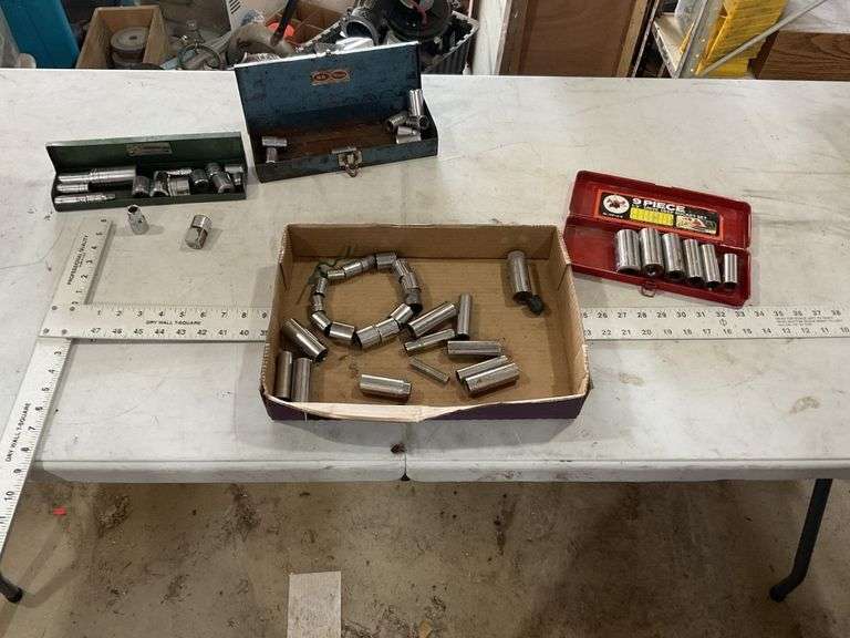 Assorted Sockets. SK, craftsman etc.