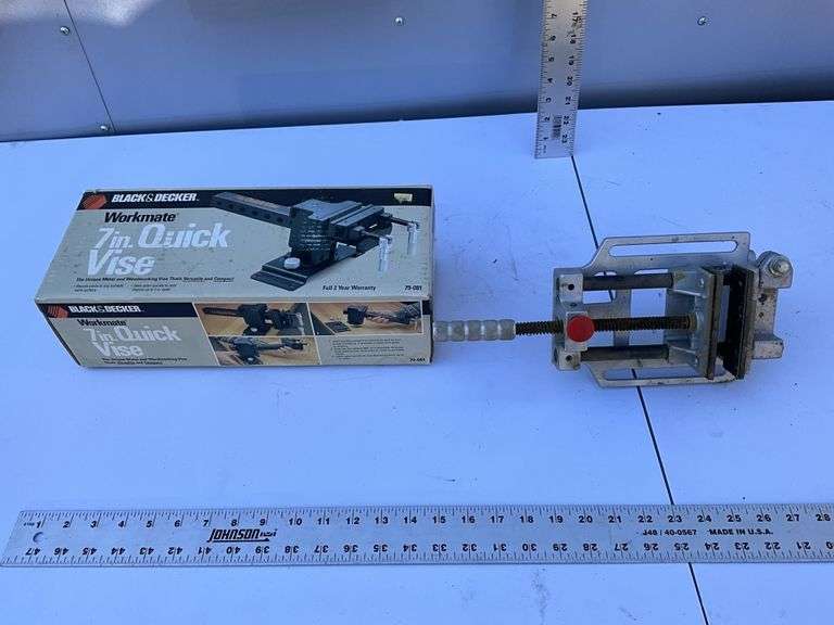 Black & Decker workmate 7" quick vise and 4"