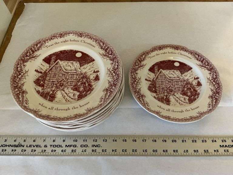 'Twas the night before Christmas stoneware dinner