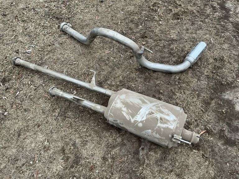 Muffler and tailpipe