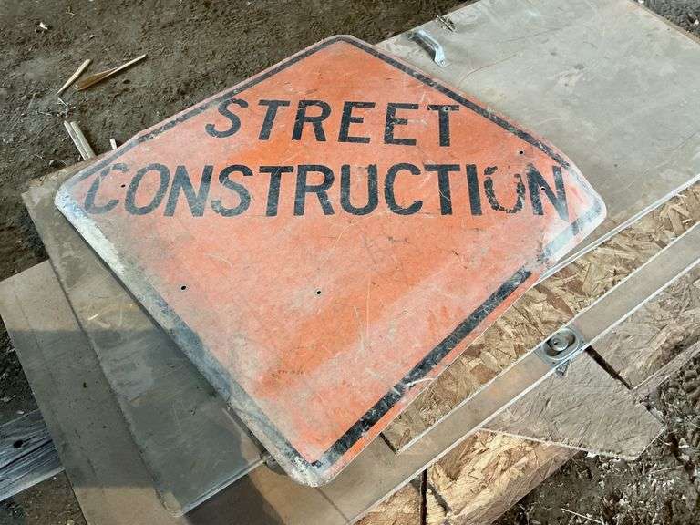 "Street Construction" sign