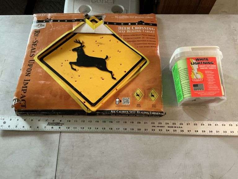 Exploding rimfire targets and healing target