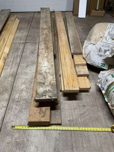 Assorted 2" lumber up to 8'