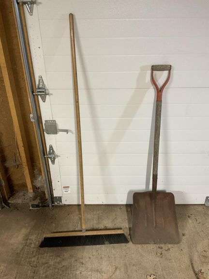 Shovel and broom
