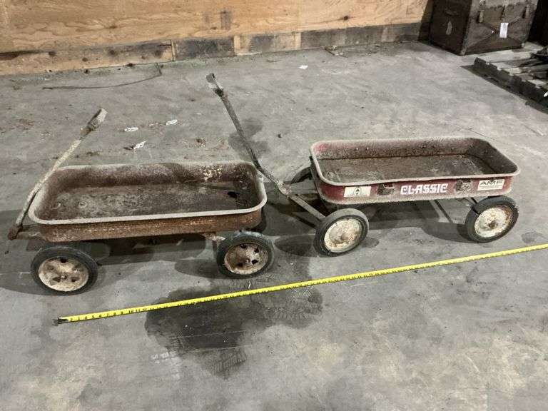 Wagons, wheels are seized.