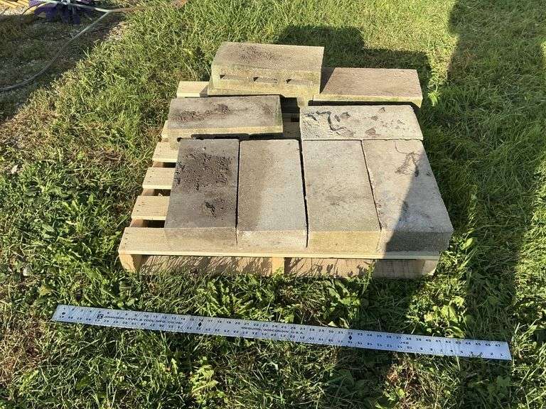 (9) cement blocks