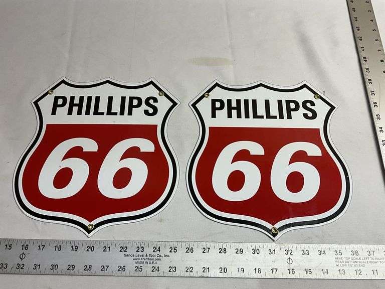 Phillips 66 gas signs