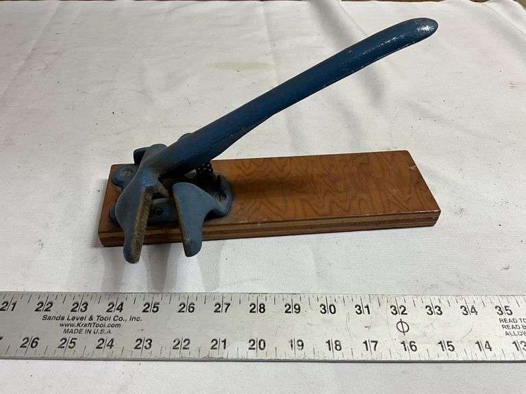 Cast iron wine cork press/crimp/nutcracker