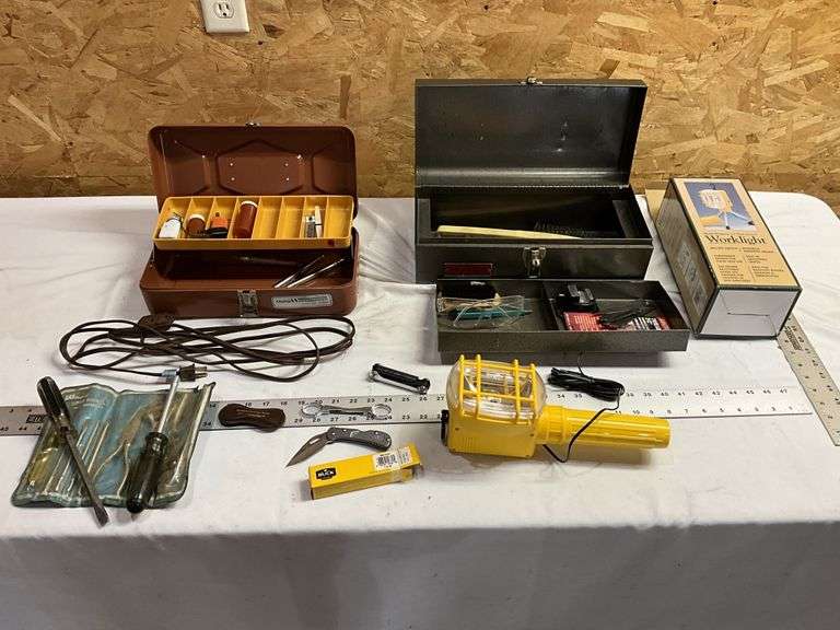 Toolboxes, assorted tools, etc.
