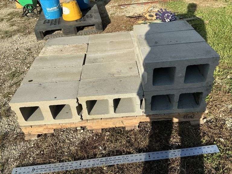 18 cement blocks