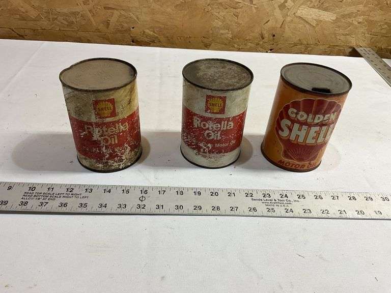 Shell vintage oil filters