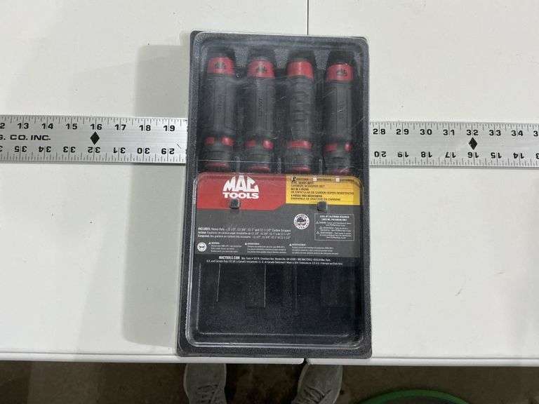 MAC 4 piece heavy duty carbon chisel set