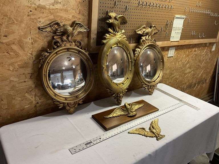 Eagle mirrors and other assorted eagles