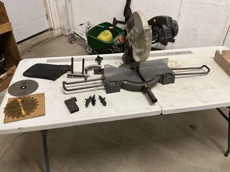 Sears craftsman 10 inch compound miter saw. 2 hp - Legacy Auction Company