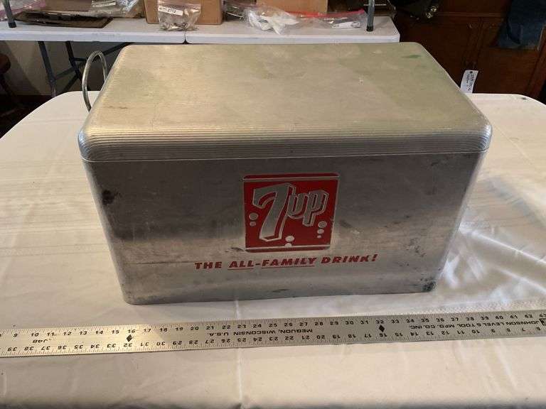 Vintage 7-Up cooler