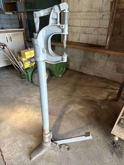 Barrett equipment company leather punch