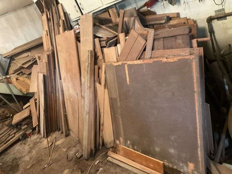 Pile of lumber and plywood. WOOD ONLY!