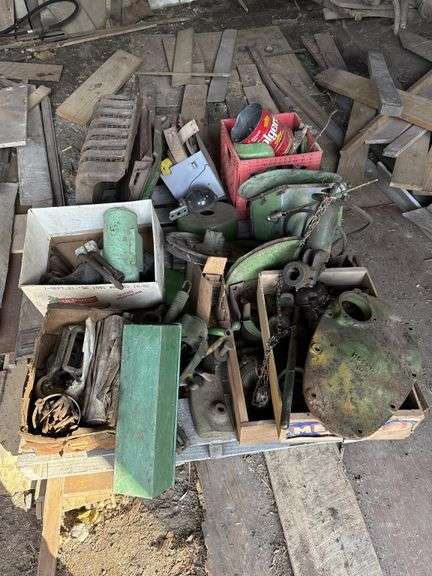 Pallet of John Deere parts